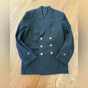 U.S. Merchant Marine Officer Jacket Third Mate Vietnam Era DSA Waterbury‎ 39R